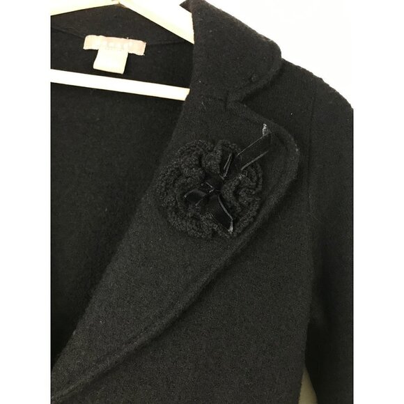 Kenar Black Wool Blazer Size Small - Picture 3 of 7